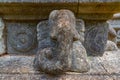 Kantaka Cetiya stupa at Mihintale buddhist site in Sri Lanka Royalty Free Stock Photo