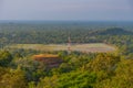 Kantaka Cetiya stupa at Mihintale buddhist site in Sri Lanka Royalty Free Stock Photo