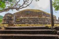 Kantaka Cetiya stupa at Mihintale buddhist site in Sri Lanka Royalty Free Stock Photo