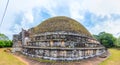 Kantaka Cetiya stupa at Mihintale buddhist site in Sri Lanka Royalty Free Stock Photo