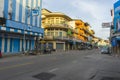 Kantang road in city center of Trang