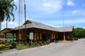 Kantang Train Station, It is the last terminal of the Southern-Andaman train railroad,The station was registered as an ancient Royalty Free Stock Photo