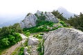Kantara castle view Royalty Free Stock Photo