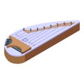 Kantele instrument icon isometric vector. Gusli music