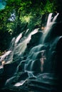 KantoLampo Multitiered Waterfall Gianyar Bali Indonesia Royalty Free Stock Photo