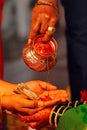 Kanyadaan or gift of a maiden ceremony, Hindu wedding ritual