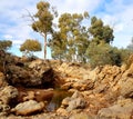 Kanyaka Waterhole, Flinders Ranges Australia Royalty Free Stock Photo