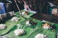 `Kao Pad Kapao`Thai street food spicy fried rice & pork.Or spicy fried ground pork with basil and half-cooked sunny side up egg is