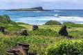 Kaohikaipu Island view from Kaupo Bay, Oahu, Hawaii