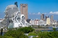 Kaohsiung, Pop Music Center, Taiwan. Very modern architecture, new landmark in Taiwan.