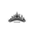 Kaohsiung skyline vector logo