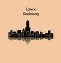 Kaohsiung, Taiwan city silhouette