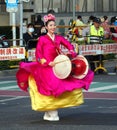 Korean Dancer Performs at the Lantern Festival