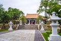 KAOHSIUNG, TAIWAN -- May 4, 2018: The Kaohsiung Martyrs` Shrine, built in classic Chinese architecture Royalty Free Stock Photo