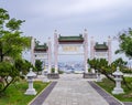 KAOHSIUNG, TAIWAN -- May 4, 2018: The Kaohsiung Martyrs` Shrine, built in classic Chinese architecture Royalty Free Stock Photo