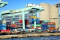 A Container is Loaded in Kaohsiung Port