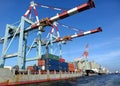 Containers are Loaded in Kaohsiung Port