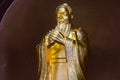 Statue of Chinese Philosopher Confucius Kong Qiu at Fo Guang Shan Buddha Museum in Kaohsiung, Taiwan