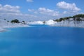 Kaolin lake bangka blue Royalty Free Stock Photo