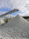 Kaolin mine Royalty Free Stock Photo