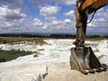 Kaolin mine Royalty Free Stock Photo