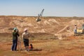 Kaolin quarry at Tavria steppe