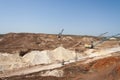 Kaolin quarry at Tavria steppe