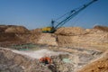 Kaolin quarry at Tavria steppe