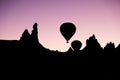 Kapadokia balloon trip in Turkey Royalty Free Stock Photo