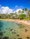 Kapalua beach bay, Maui, Hawaiian Islands beautiful seabed and family atmosphere