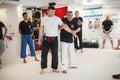 Kapap instructor Avi Nardia demonstrate street fighting self defence technique