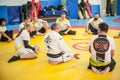 Kapap instructor Avi Nardia with large group of his students