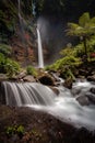 Kapas Biru Waterfall Royalty Free Stock Photo