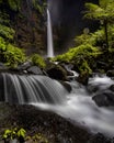 Kapas Biru waterfall Royalty Free Stock Photo