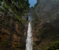 Kapas Biru Waterfall in Lumajang, East Java, Indonesia