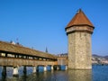 Kapellbrucke (Chapel Bridge), Lucerne, Switzerland