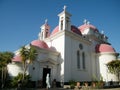 Kapernaum view of Greek Orthodox Church 2010 Royalty Free Stock Photo