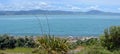 Kapiti Coast Panorama including Waikanae & Paraparaumu. Royalty Free Stock Photo