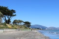 Kapiti Coast shoreline, North Island, New Zealand Royalty Free Stock Photo