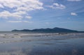 Kapiti Island off Paraparaumu Beach, New Zealand