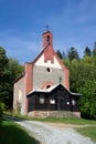 Kaple Panny Marie  Lasalettske Chapel of Our Lady of La Salette, Travna, Czech Republic / Czechia Royalty Free Stock Photo