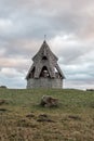 Kaple sv. Isidora chapel on hiking trail between Filipka hill and Hradek village in Slezske Beskydy mountains in Czech republic