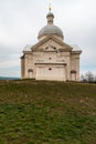 Kaple sv. Sebestiana on Svaty kopecek hill above Mikulov town in Czech republic