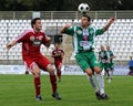 Kaposvar-Debrecen soccer game