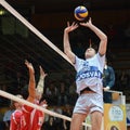 Kaposvar - Kastela volleyball match Royalty Free Stock Photo