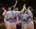 Kaposvar - Kastela volleyball match Royalty Free Stock Photo