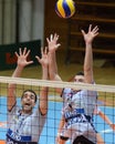 Kaposvar - Kastela volleyball match Royalty Free Stock Photo