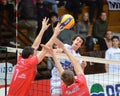 Kaposvar - Resovia volleyball game Royalty Free Stock Photo