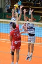 Kaposvar - Resovia volleyball game Royalty Free Stock Photo