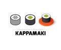 Kappamaki icon in different style